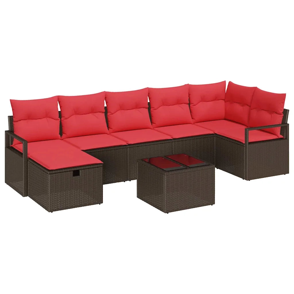 Set di divani con cuscino 5 pcs polyrattan 3360545