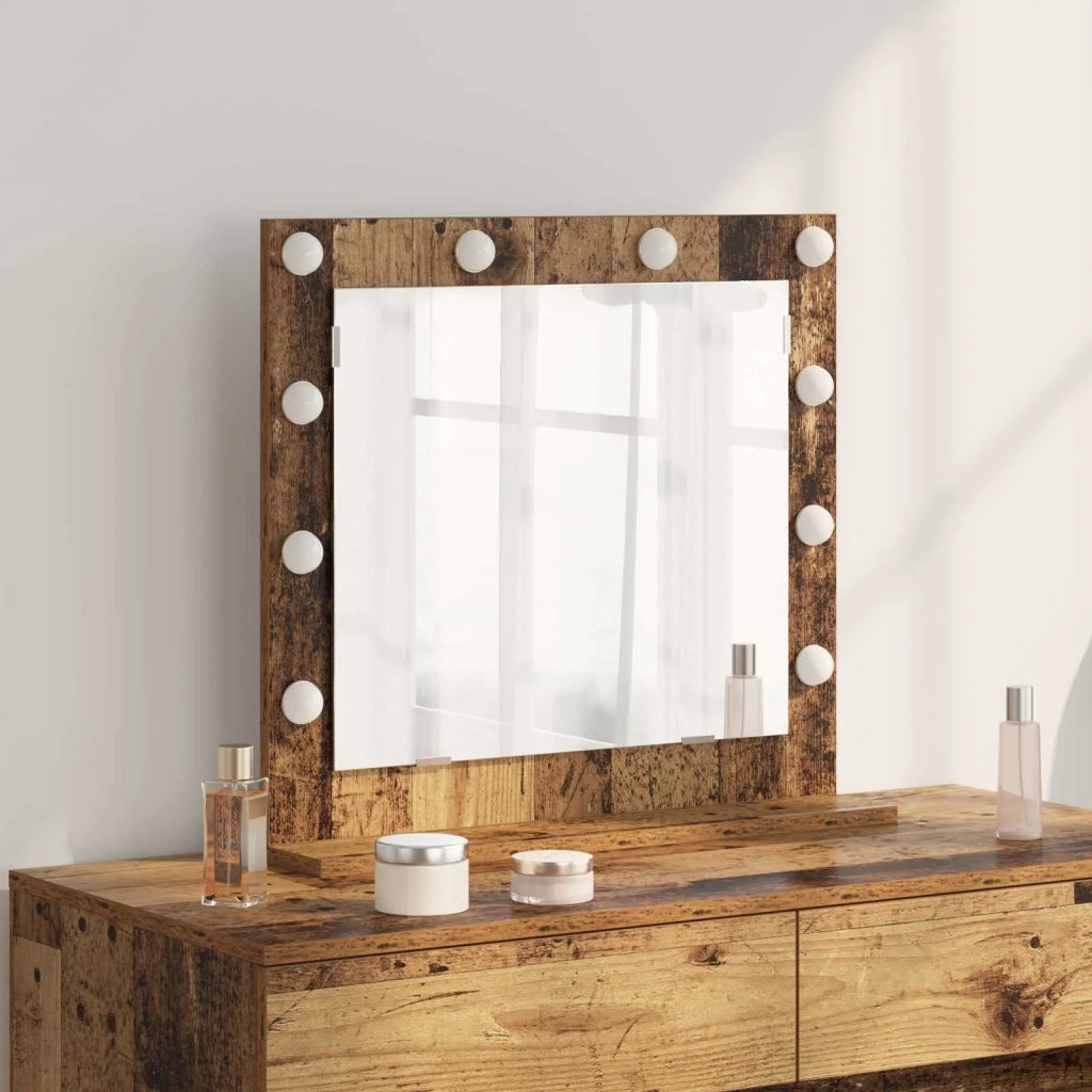 Specchio da Vanit¨¤-Specchio da Trucco Legno vecchio 60 x 55 x 18 cm