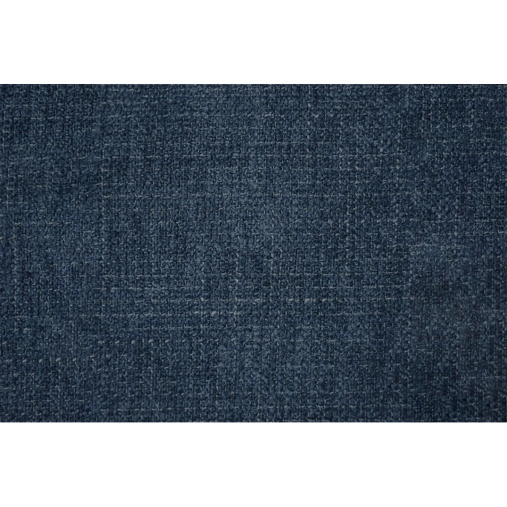 Testiera in tessuto natté blu oceano con linee L135 cm