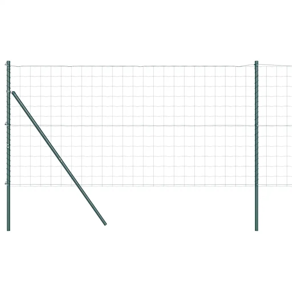Recinzione da Giardino | Recinzione con Posto Verde 1 x 10 m Acciaio