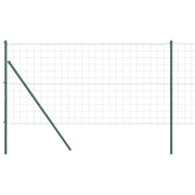 Recinzione da Giardino | Recinzione con Posto Verde 1 x 10 m Acciaio