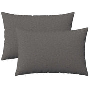 Cuscino con cuscino HEERLEN 2 pz Grigio Chiaro Tessuto 924931