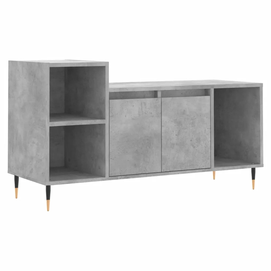 Mobile per TV-Credenza TV-Console TV Grigio Cemento 100x35x55 cm Legno Multistrato 651254