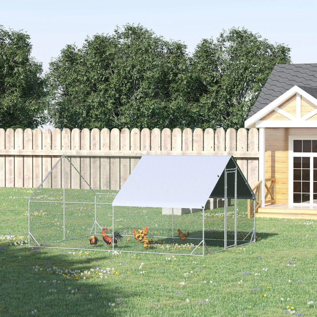 Pollaio da Giardino ¨C Minimal ¨C Argento 3x4x2 m