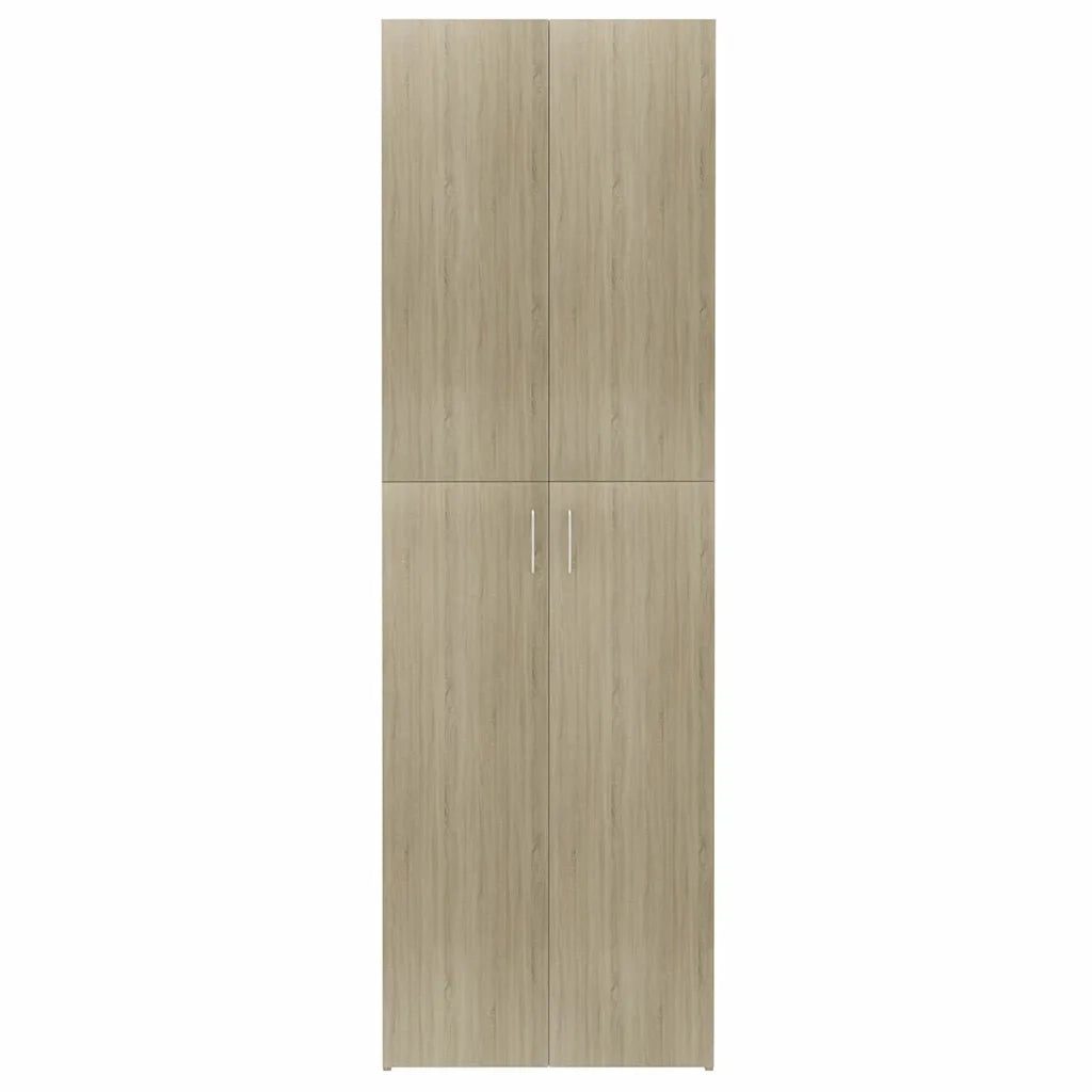 Armadio per Ufficio Rovere Sonoma 60x32x190cm Legno Multistrato CFW4079314