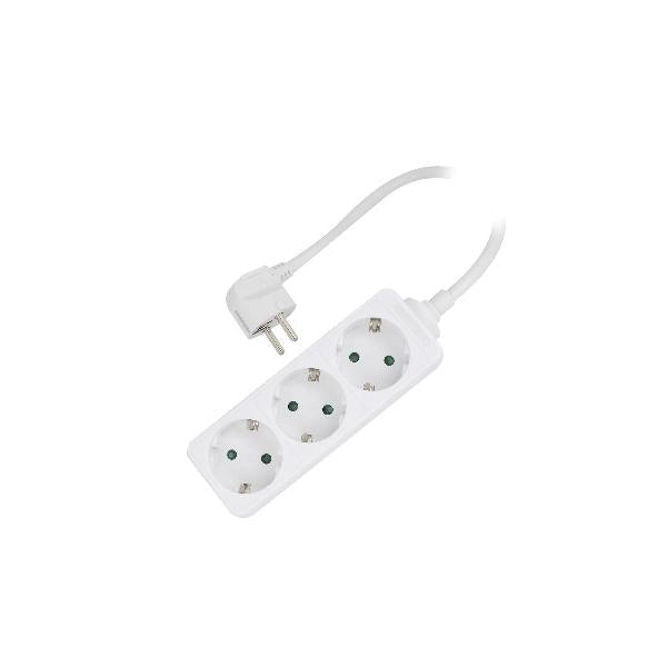 Multipresa 3 Posti Schuko e Spina Schuko