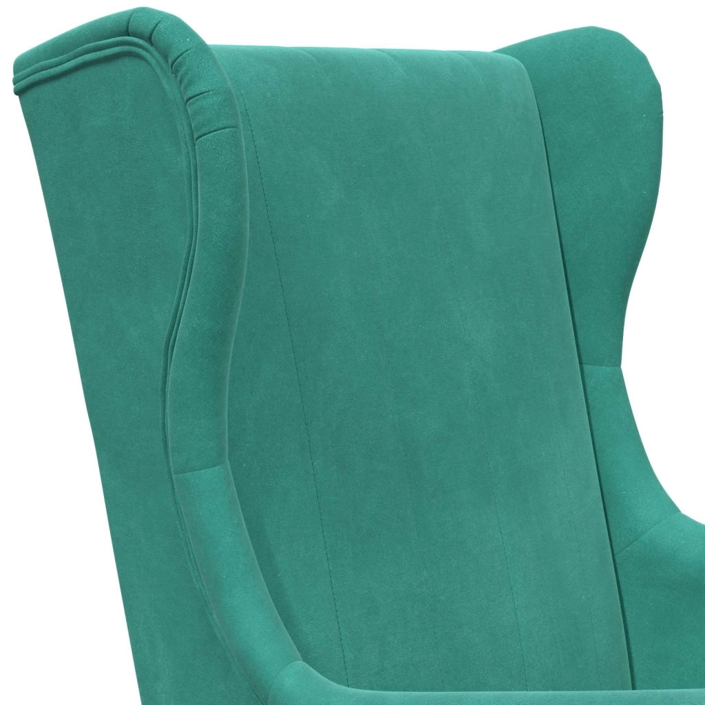 Poltrona | Sedia Relax Turchese Velluto