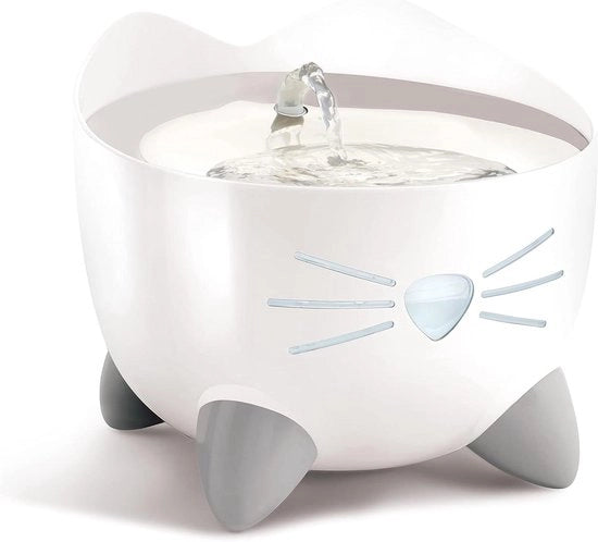 Fonte per acqua per gatti in acciaio inossidabile 25 l bianco