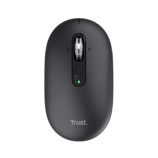 TRUST MOUSE WIRELESS HYPERSCROLL RICARICABILE MULTICONNECT WL 2,4GHZ + 2x BT ULTRASOTTILE SILENT - 3