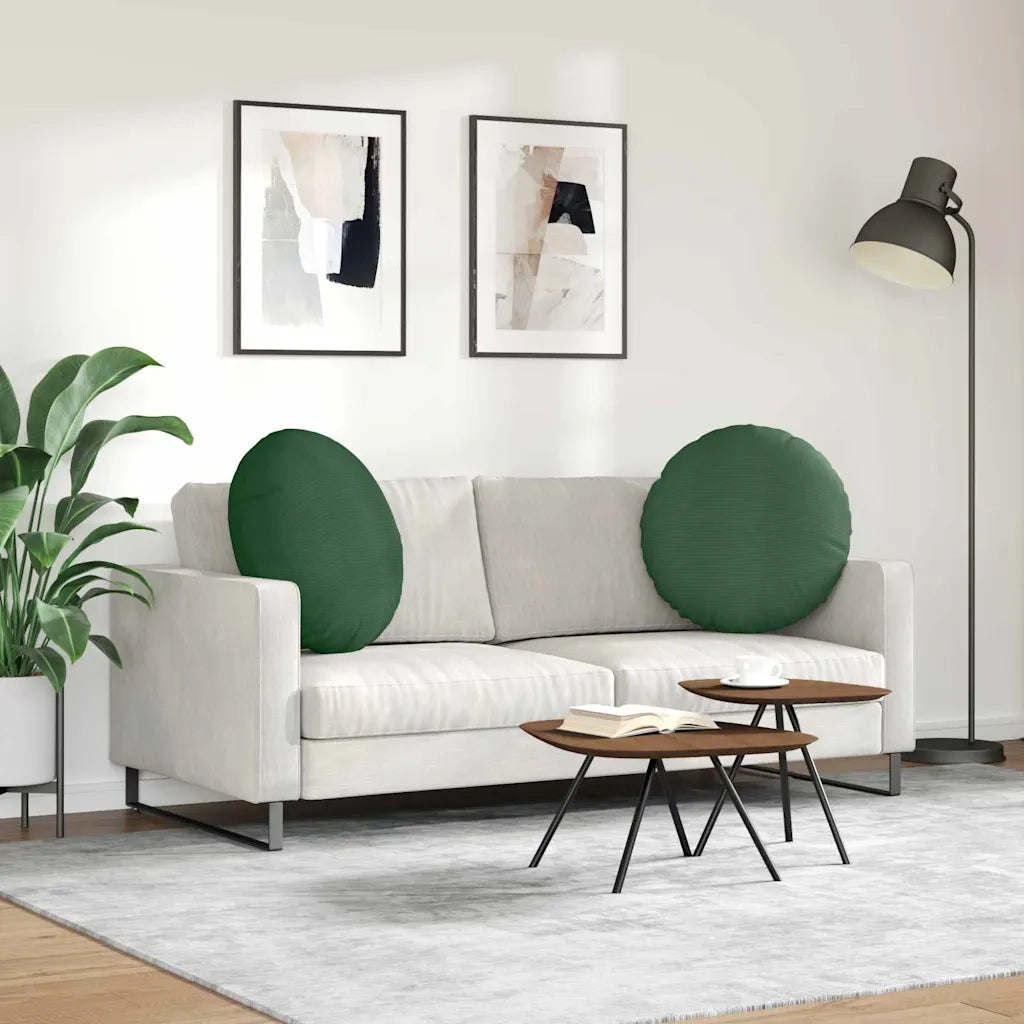 Cuscini per Seduta 2 pz | Cuscini per sedie Verde Scuro ?60 x 21 cm