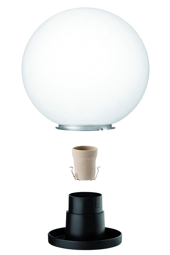 LAMPADA DIFFUSORE GLOBO Ø cm. 30 con base col. Opale 2.00 pz
