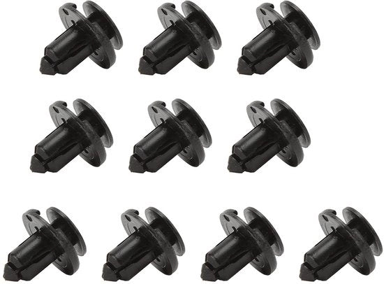 Venditori di 10 pezzi - Costruzione duratura - Fissaggio stabile - Alta resistenza alle alte temperature - Elevata forza di fissaggio - Adatto per Modello 3/Y/S/X - Clip