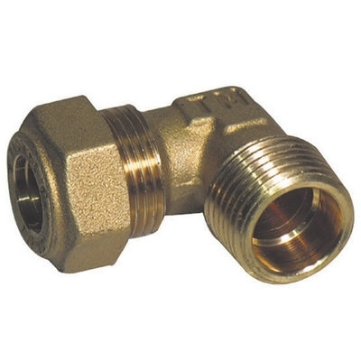 GOMITO A 90  ° O-RING GAS MASCHIO CONICO TIEMME- 1/2 x 10- TIEMM- pezzi 1