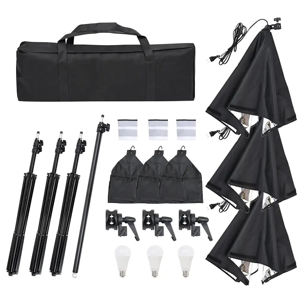 Kit per Studio Fotografico con Set Luci, Fondale e Riflettore CFW5875250