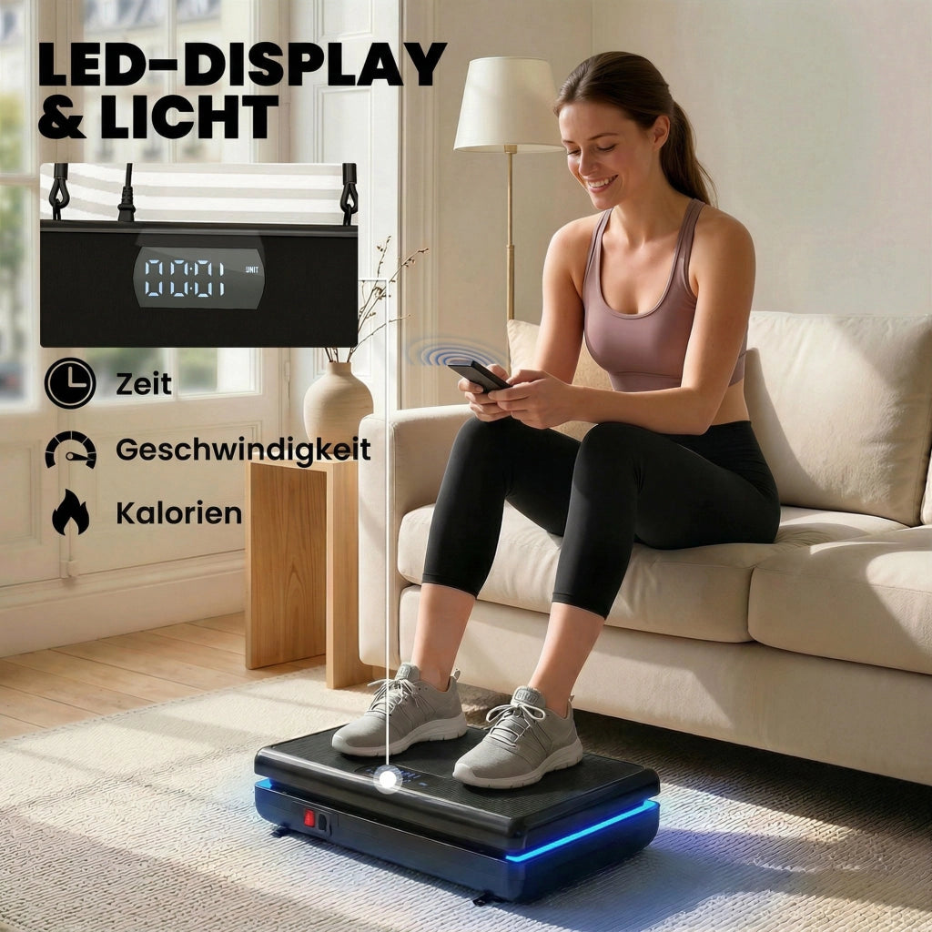 Vibro Placca ¨C zephmum ¨C 5 programmi 120 livelli LED
