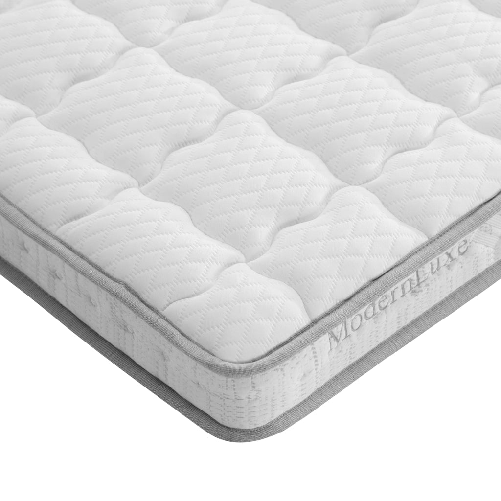 Materasso singolo 90 × 200 cm a molle insacchettate 7 zone H3 con schiuma fredda altezza 10 cm traspirante