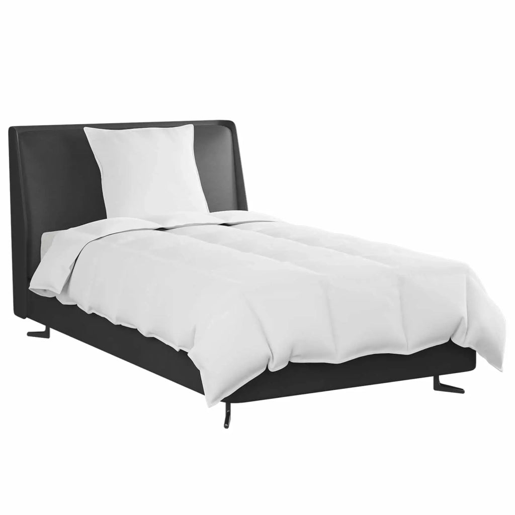 Duvet Estivo con cuscino 2 pcs Bianco Piuma d'anatra 3376217