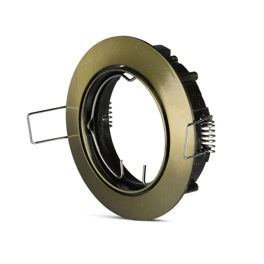 GU10 Adattamento rotondo oro mobile