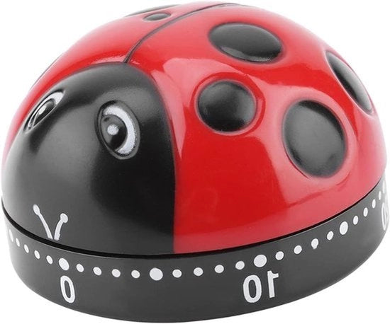 Timer Cucina - Timer - Meccanico - 60-minuti - Bollitura - Alarme da Cucina - Adatto per Cucina - Timer per Cucina senza Batterie, Orologio da Cucina per Lavori di Casa.