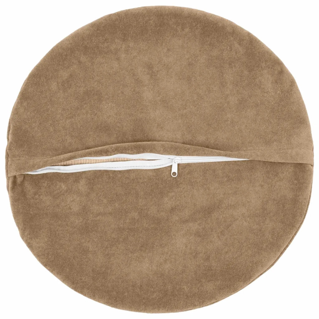 Cuscino con cuscino HEERLEN 6 pz Tortora Fleece in microfibra 929778