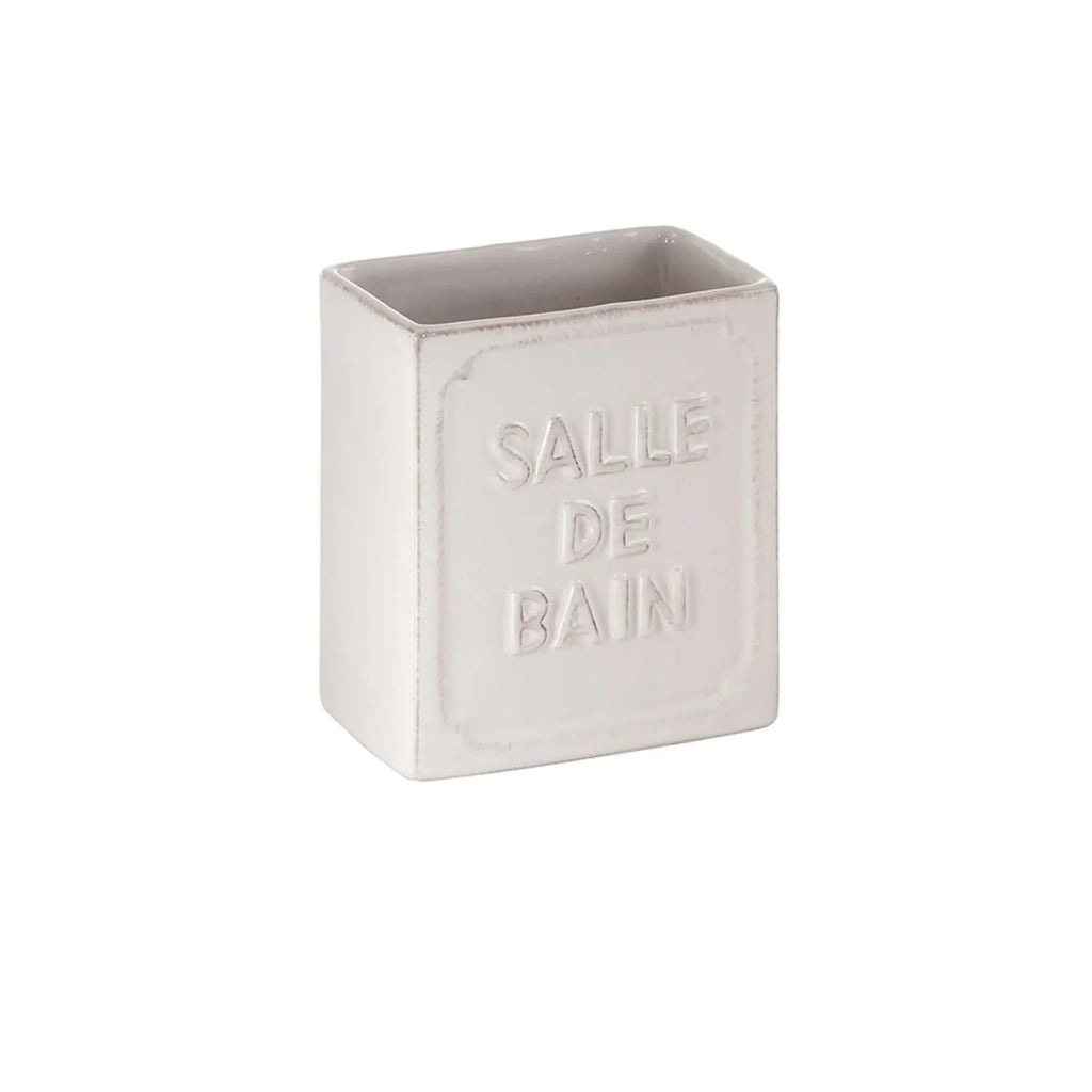 Vivienne portaspazzolini bianco