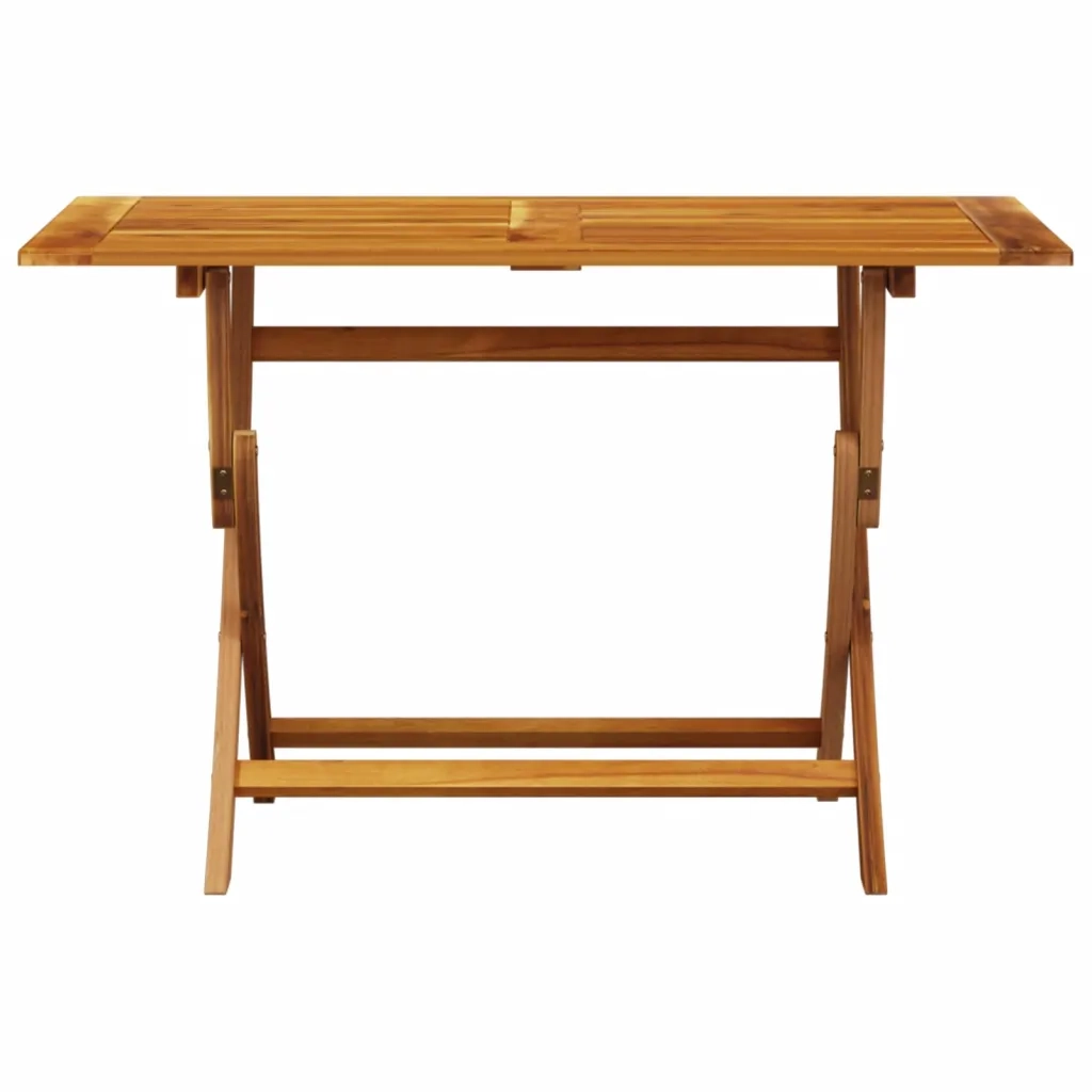 Set Pranzo da Giardino 5pz | Set Salotto da Giardino Crema in Tessuto e Legno Massello