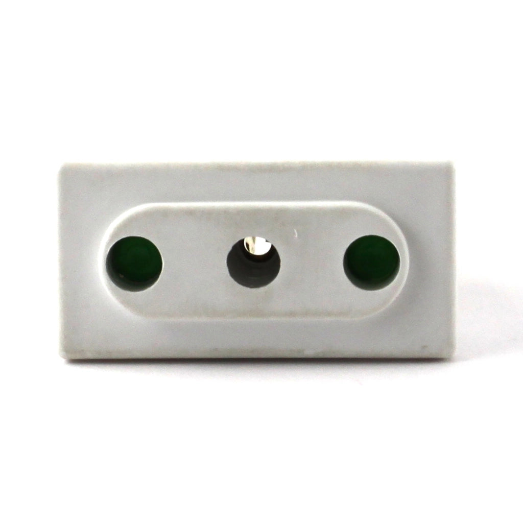 Presa security 2P+T 10A bianca