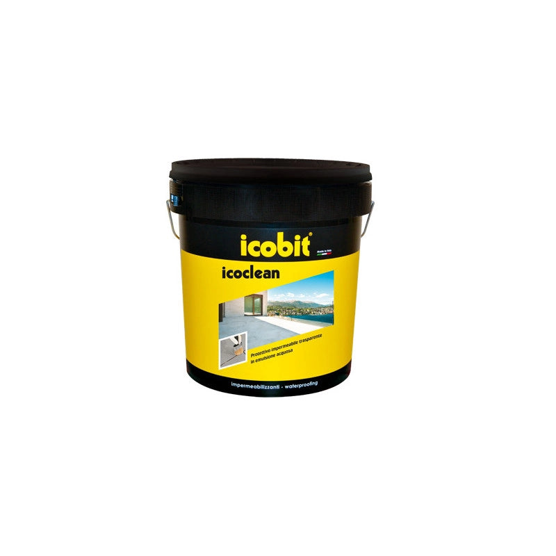 Guaina trasparente Icoclean 16 kg – Impermeabilizzante trasparente per grandi superfici