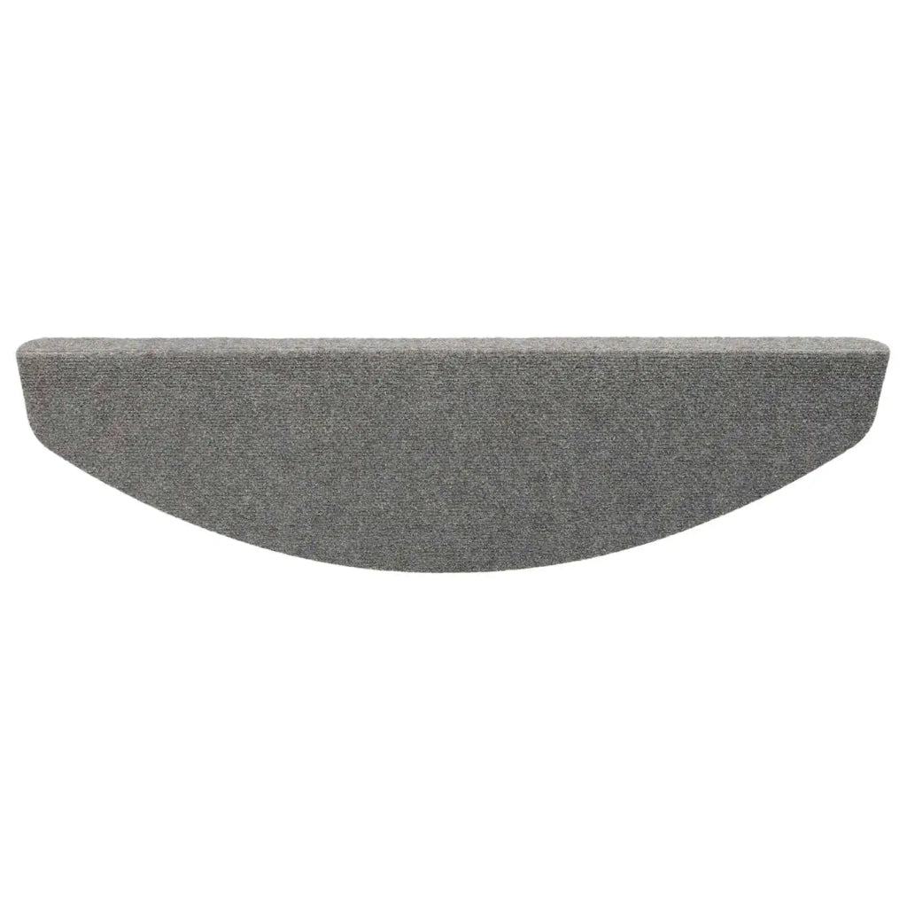 Tappetini per scale autoadesivi 15 pz | Gradini per Scale Grigio 80 x 28 x 3,5 cm