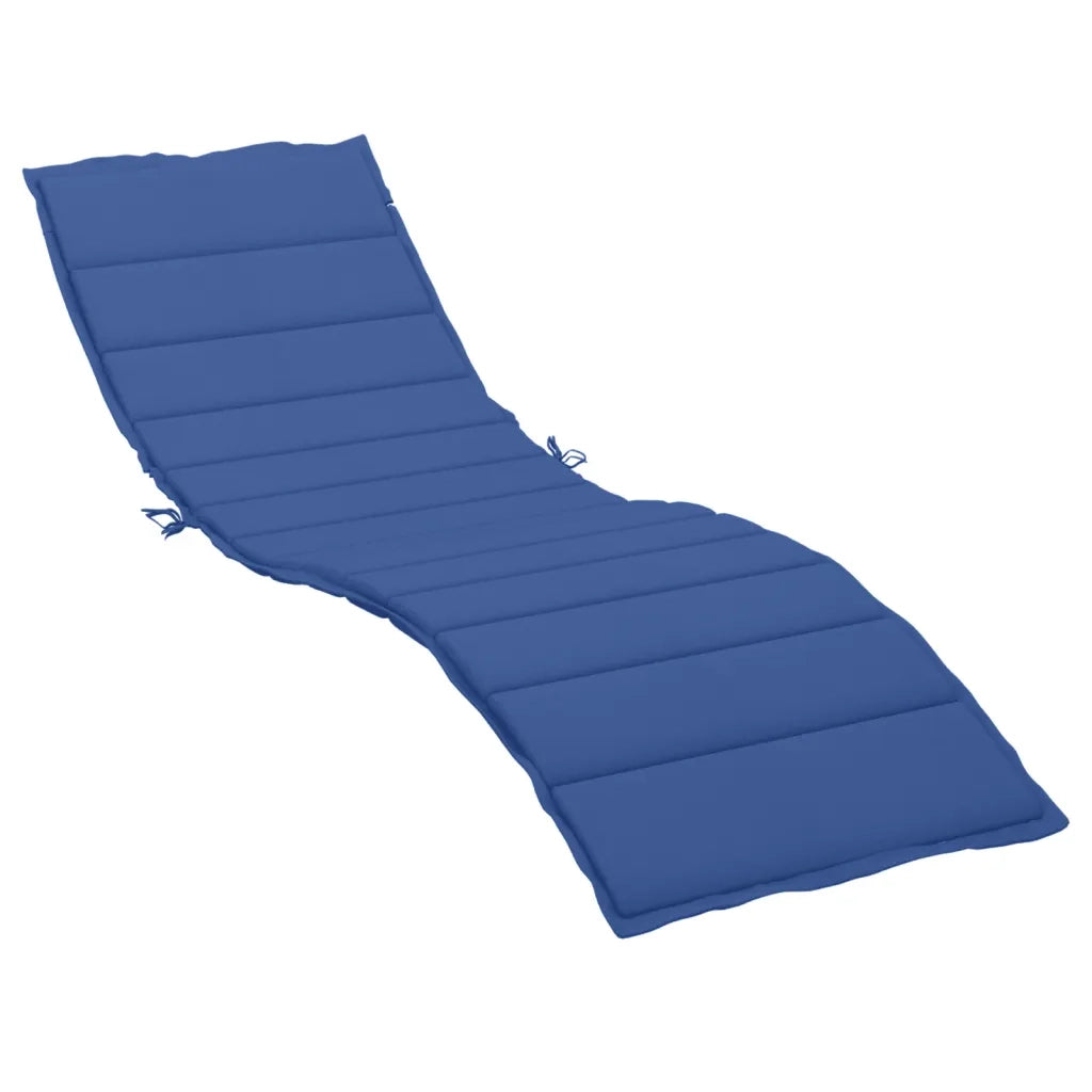 Cuscino per sedie | Cuscino per Lettino Blu Reale 200x70x3 cm in Tessuto Oxford