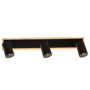 Applique moderna nera Parma 3xGU10+LED CCT LightPrestige