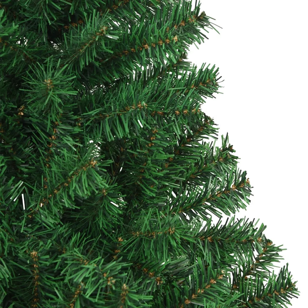 Albero di Natale Artificiale con Rami Spessi Verde 240 cm PVC 321037