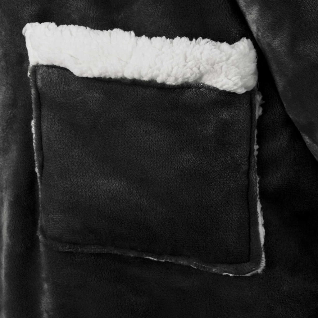 Felpa coperta Nero L Pile e Flanella CFW5086612