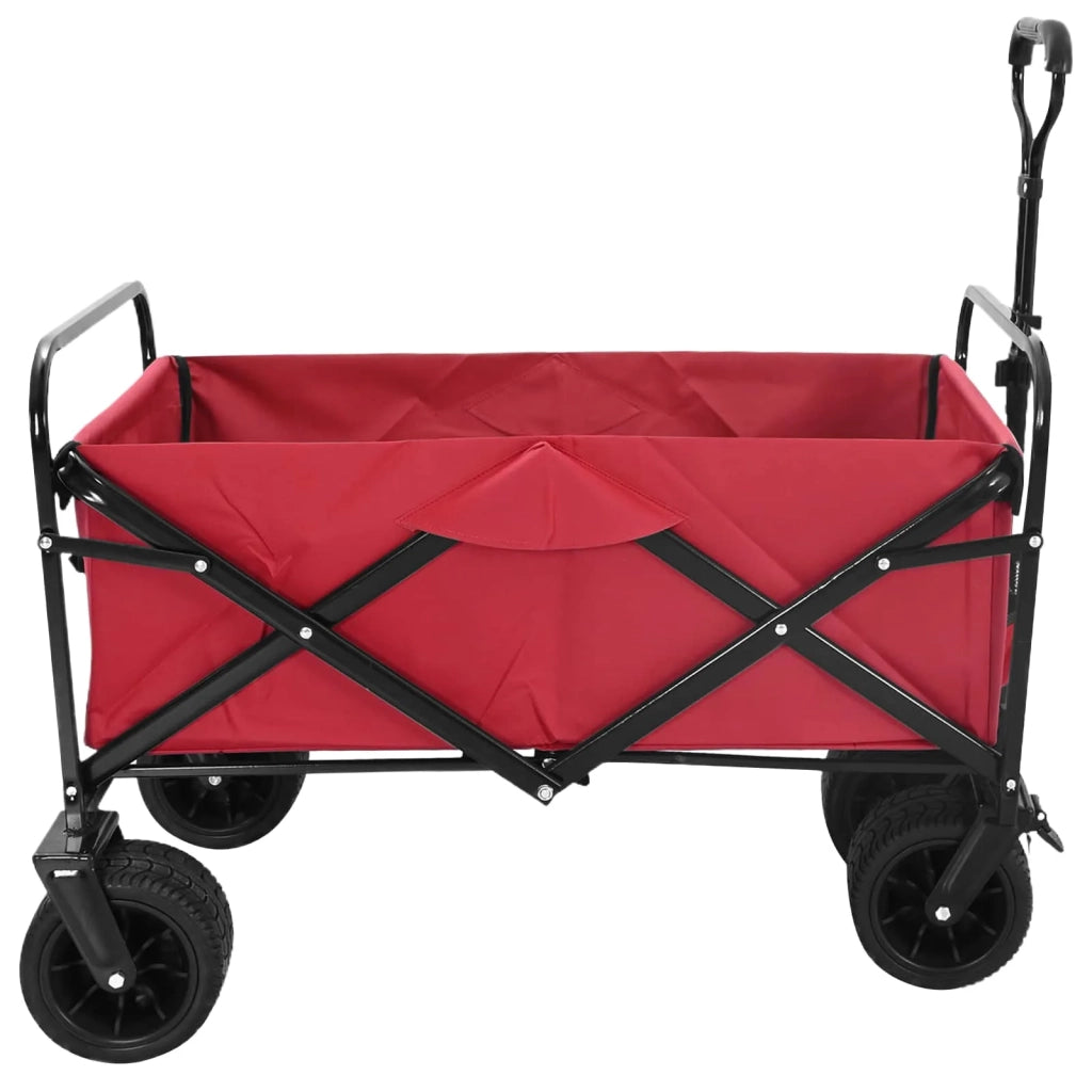 Carrello Pieghevole Rosso 89 x 63 x 96 cm 42020659