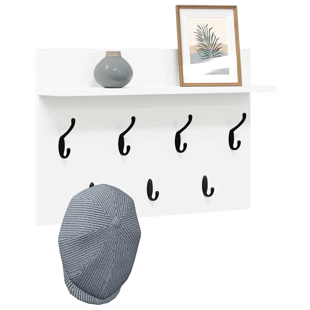 Appendiabiti a muro Bianco 60 x 40 x 12 cm Legno multistrato CFW6138031