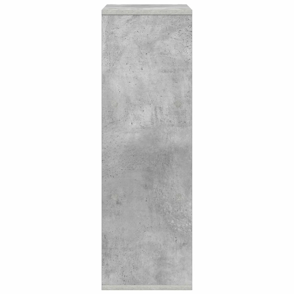Credenza | Madia | Buffet da pranzo | Armadio da pranzo con cassetto Grigio cemento 30,5 x 27 x 84,5 cm