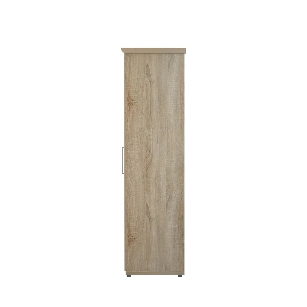 Armadio 4 porte con guardaroba TOM – Rovere sonoma