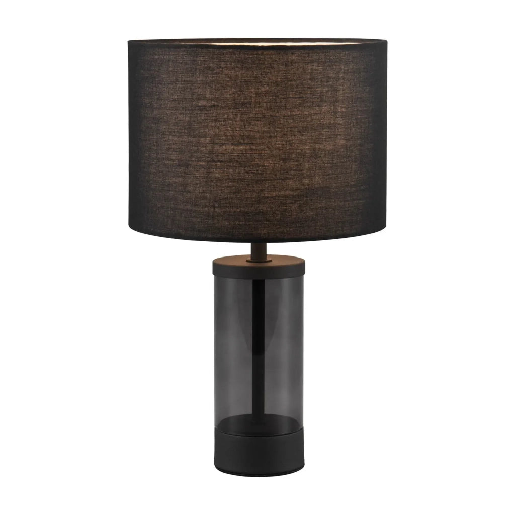 LÚZETE - LAMPADA DA TAVOLO METALLO NERO E14 GLADYS