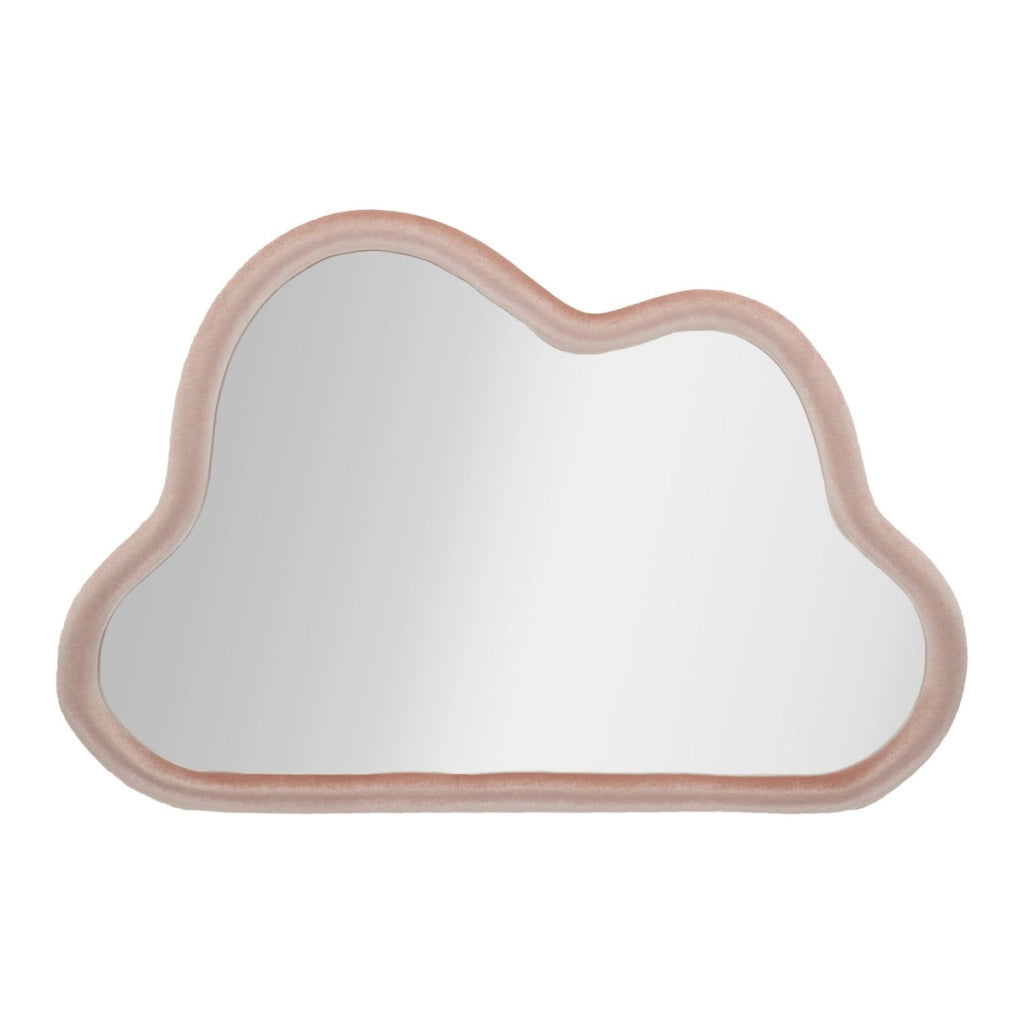 Specchio con Cornice Cloud, Rosa, MDF, 90x4x60 cm