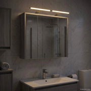 Mobiletto per specchio da bagno Grigio Sonoma 889164