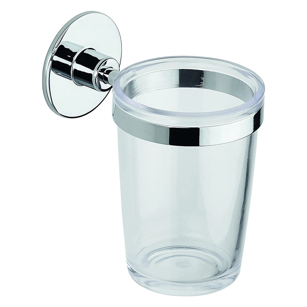 PORTA SPAZZOLINI SERIE 'WIND' cromo  - METAFORM