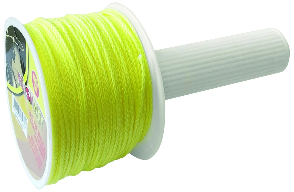 FILO PER EDILIZIA CON MANICO GIREVOLE mt. 100 col. Giallo fluorescente 15.00 pz