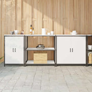 Set di Stoccaggio per Cucina Altro 3 pcs Bianco Acciaio