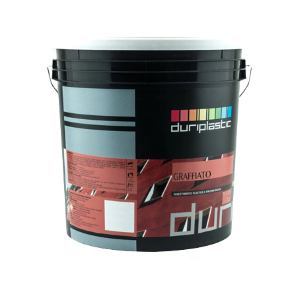 Rivestimento graffiato plastico idrorepellente bianco quarzi purissimi esterni *** formato 25 kg, confezione 1