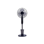 Ventilatore a Piantana con Nebulizzatore e Telecomando Nero 75 Watt
