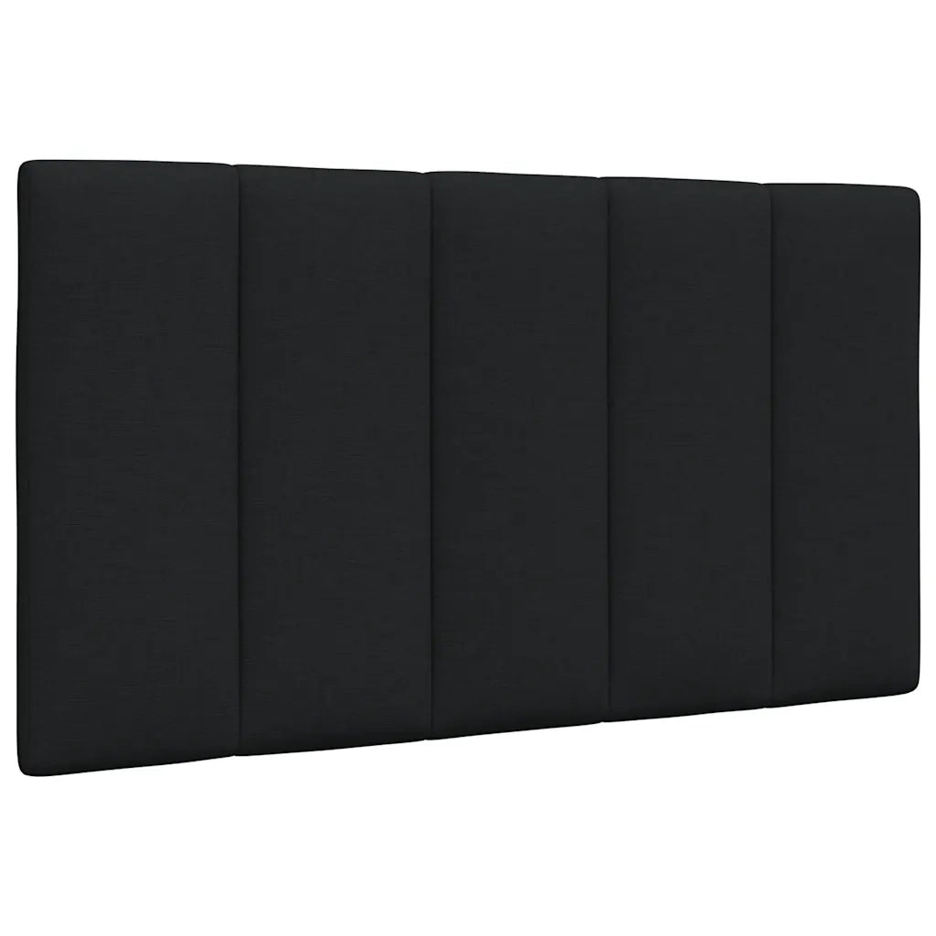 Cuscino Testiera Hanko Nero 80 cm in Tessuto 4019137