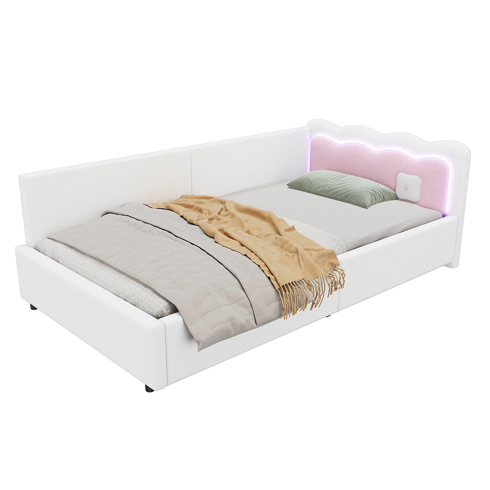 Daybed - Xylo - 90x200 cm LED pile bianco
