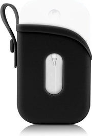 Portatile contenitore disinfettante - Portatile - Silicone - Accessori di viaggio - Dimensione contenitore esatta - Adatto per Touchland 1 FL OZ - Cinturino accessorio moda - Utilizzo quotidiano - Nero