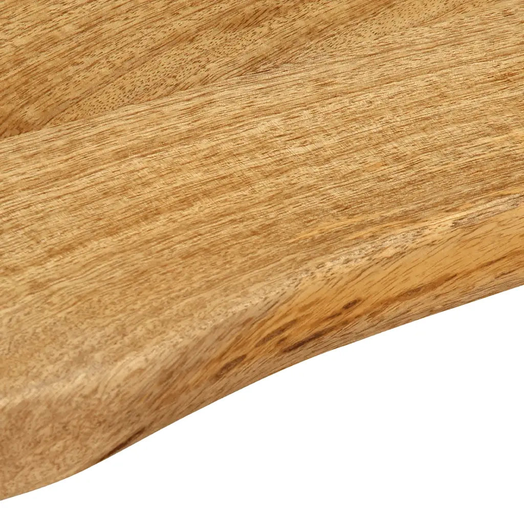 Piano Tavolo 140x40x2,5 cm Bordi Vivi in Legno Massello Mango 370711