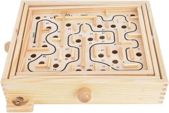 Tavolo da gioco per allenamento mentale in legno per adulti e bambini - giocattolo educativo con contenuto HTML.